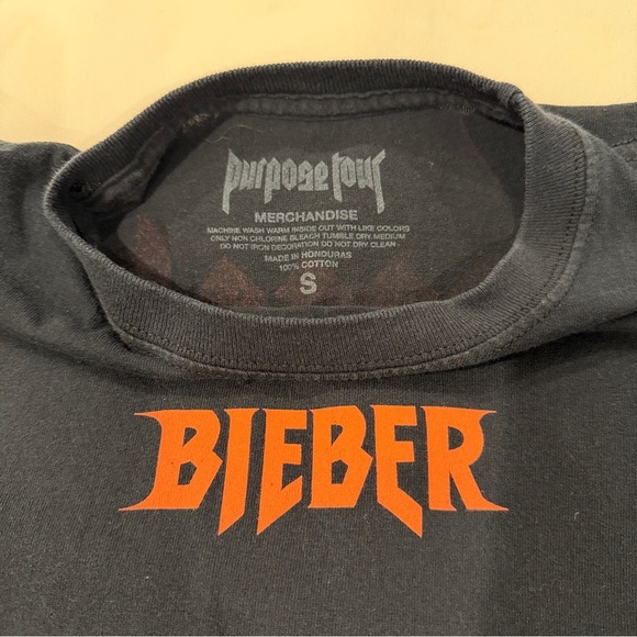Justin Bieber Official Purpose Tour Long Sleeve shirt - Picture 3 of 3